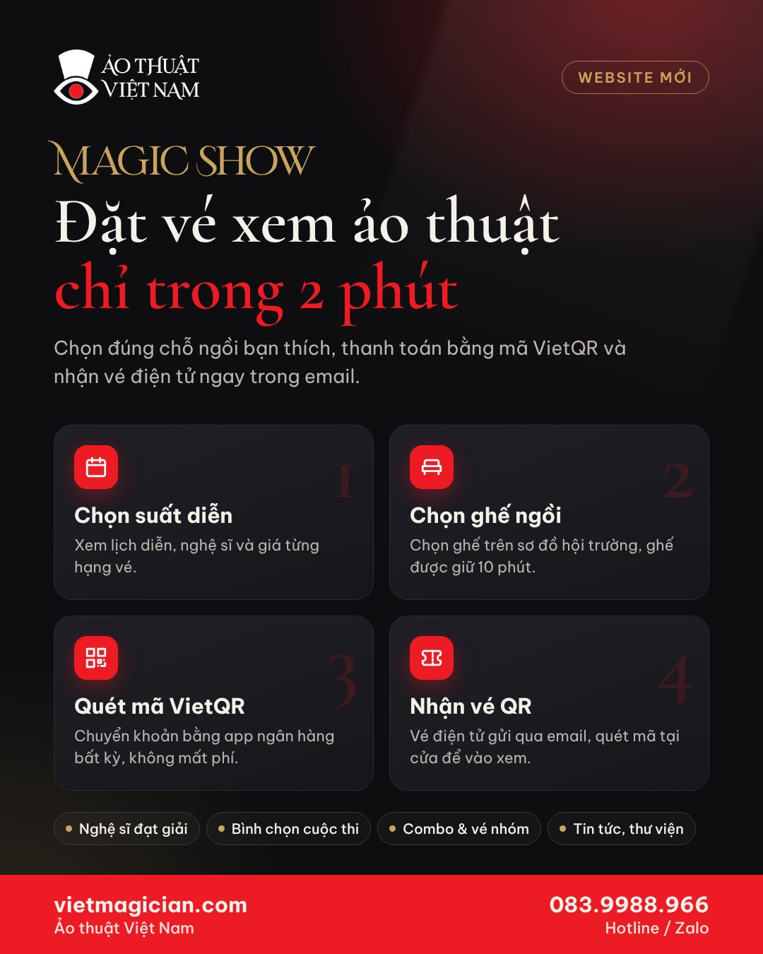 Xem lịch diễn & đặt vé